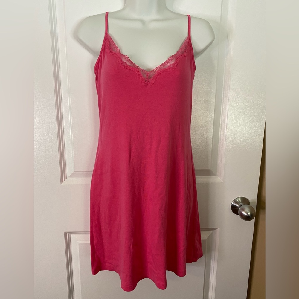 Vintage 2001 Victoria’s Secret 100% Cotton Nightie Pink Size SMALL